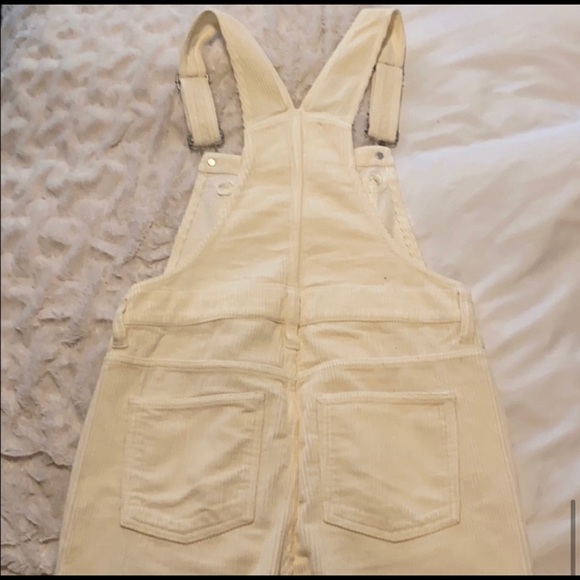 Madewell ivory corduroy overalls, size S - Picture 4 of 5